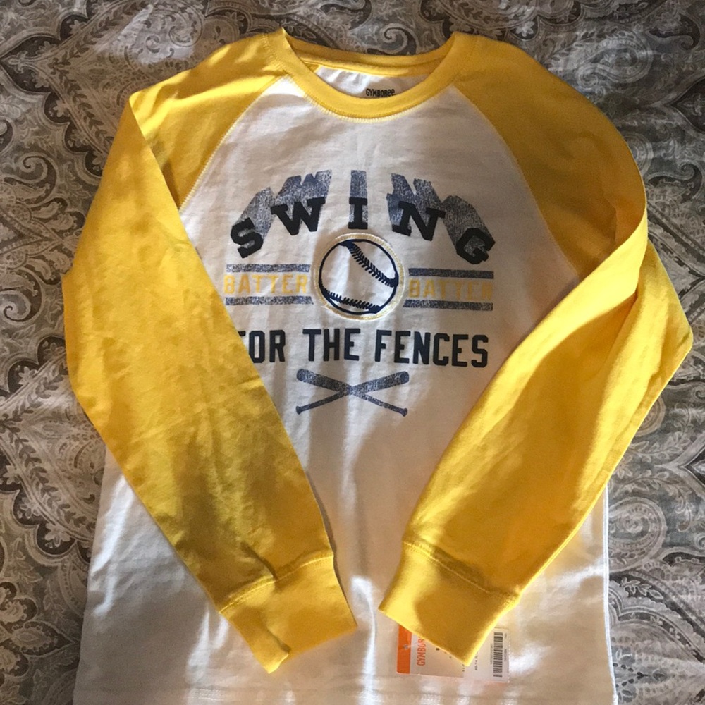 GYMBOREE l/s Swing for the Fences shirt